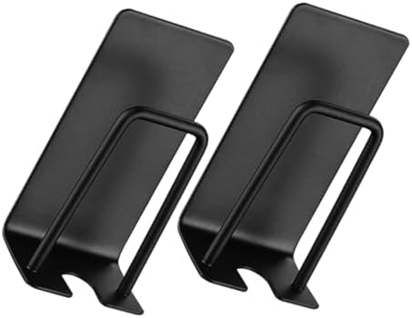 Zerodeko 2-Piece Wall-Mounted Suction Cup Toothbrush Holder Stainless Steel and Durable