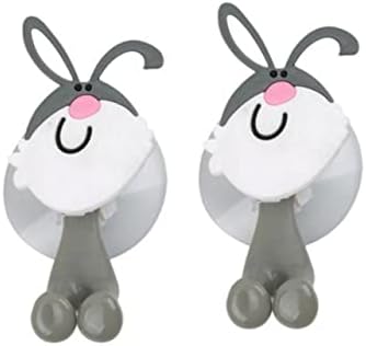 PrettyZoom Silicone Animal Toothbrush Holder Set Suction Cup for Home Travel