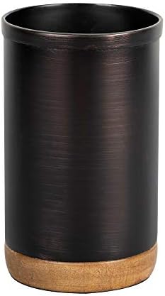 Styled salty tumbler and brush holder