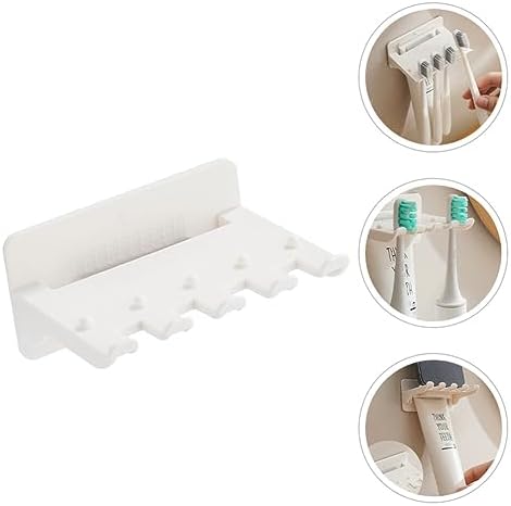 Space-Saving Wall-Mounted Toothbrush Holder Alipis