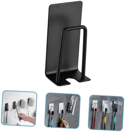 Zerodeko 2-Piece Wall-Mounted Suction Cup Toothbrush Holder Stainless Steel and Durable