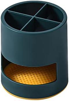 EAPMIC 4-Slot Plastic Toothbrush and Toothpaste Holder Organizer Drainage System Modern Design