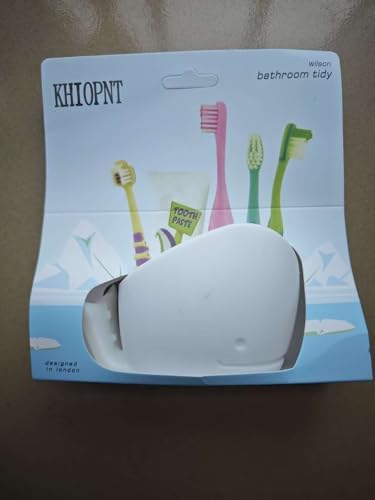 Cute Whale Toothbrush Holder for Kids Silicon Organiser