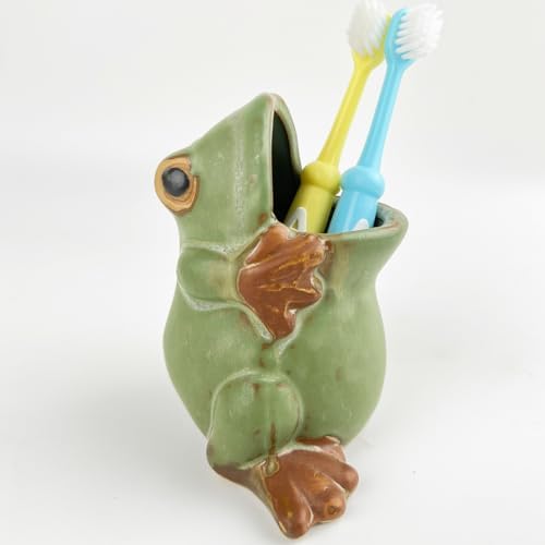 Fridays Frenzy Frog Fun - Kids Toothbrush Holder