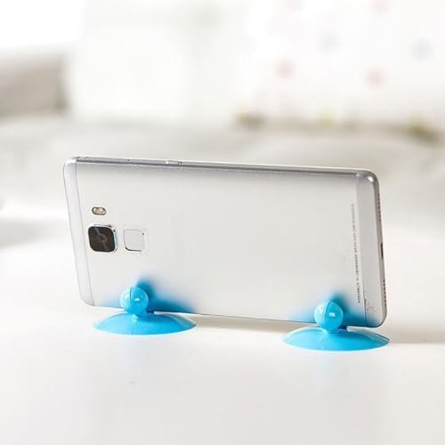 Wall Suction Cup Holder 2-Piece Blue