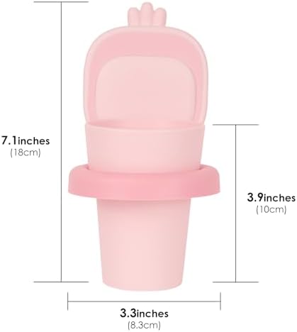 Durable Pink Toothbrush Holder WallsMounted