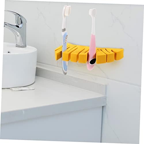 Alipis 2-Piece Wall-Mounted Toothbrush Organizer