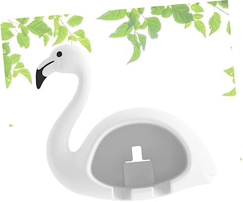 Garneck Wall Toothbrush Holder Flamingo Design