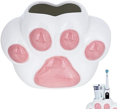 Cute Pink Toothbrush Holder