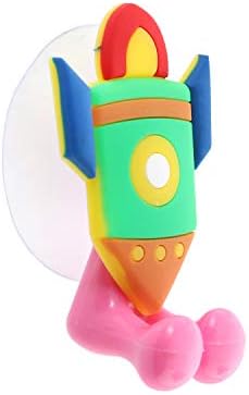 Rocket Suction Toothbrush Holder Pink