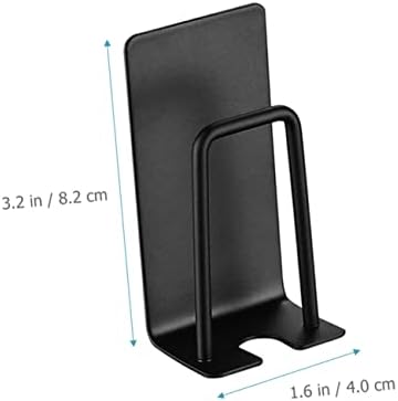 2-Piece Wall Adhesive Toothbrush Holder Stainless Steel Surface for Easy Cleaning