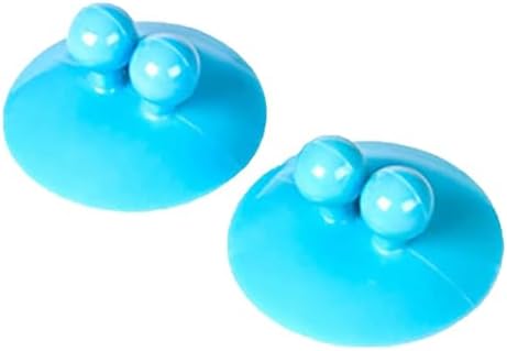 Wall Suction Cup Holder 2-Piece Blue