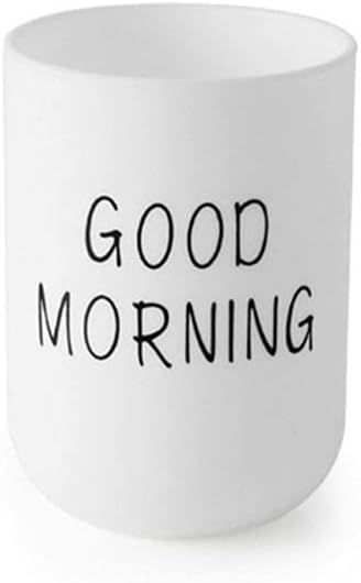 Plastic Toothbrush Holder White