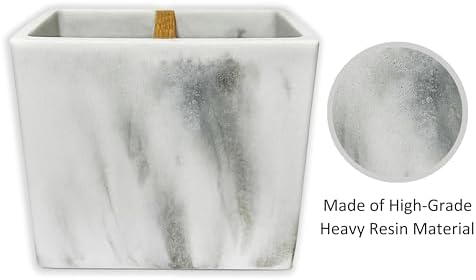 Santorini Resin Toothbrush Holder - Space-Saving Bathroom Organizer