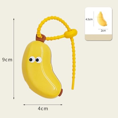 Banana-Theme Toothbrush Cover with Dispenser