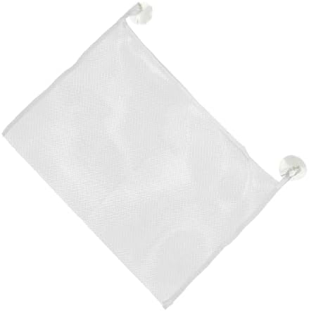 Zerodeko 3pc Hanging Bath Toy Storage Bag Mesh Organizer with Cups