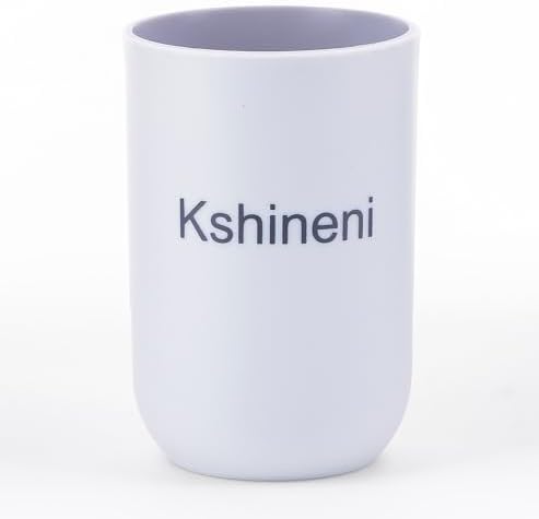 Bathroom Toothbrush Cup Holder - Durable Plastic Design