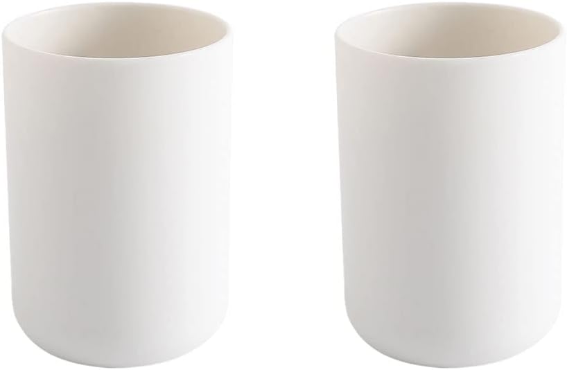 Japanese Style Toothbrush Holder 2pcs White