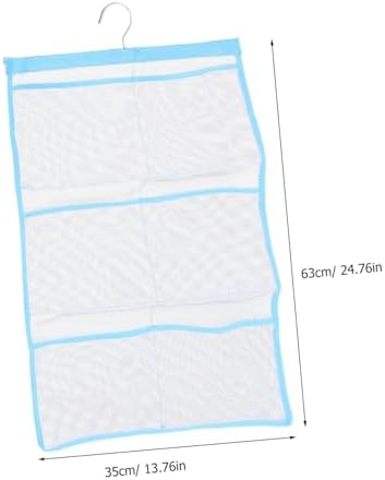 6-Pocket Mesh Over The Door Shower Basket