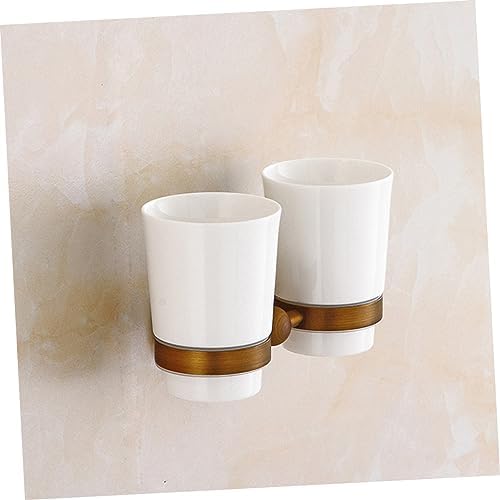 Vivid Wall-Mounted Toothbrush Cup Holder