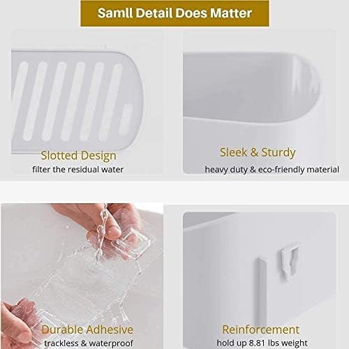 2-Pack Adhesive Bath Organizer