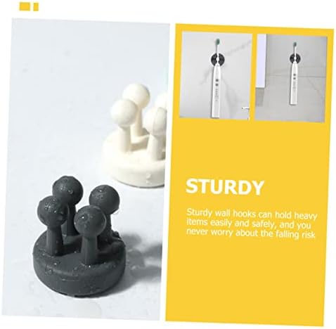 6Pcs Space Saving Wall Mounted Silicone Toothbrush Holders