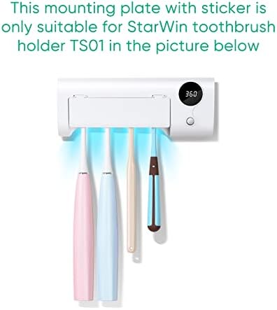 Mounting Plate with Sticker for StarWin Toothbrush Holder TS01