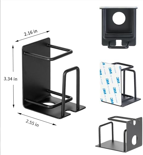 Stainless Steel 3-in-1 Wall-Mounted Oral Care Organizer