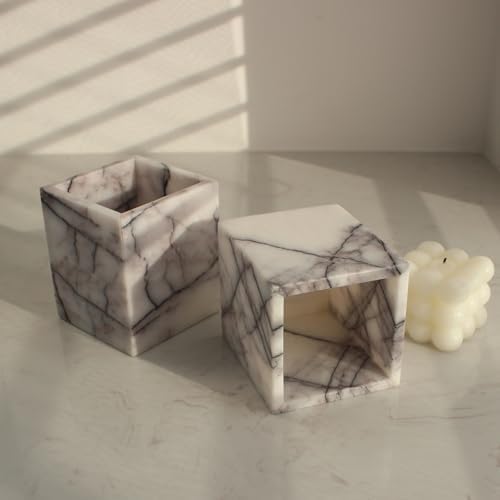 Elegant Natural Marble Toothbrush Holder for Your Bathroom