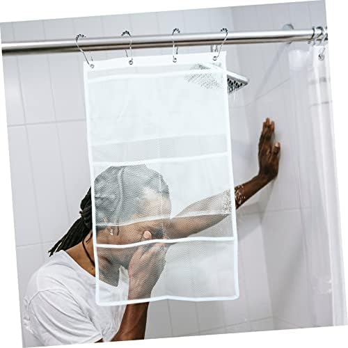 Unomor Toiletries Hanging Mesh Bag with 6 Pockets