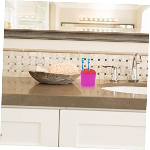 Stylish 4-Compartment Toothbrush Toothpaste Organizer