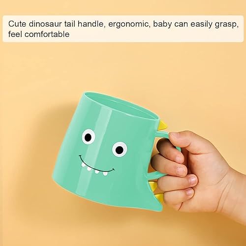 Dinosaur-Themed Toothbrush Mouthwash Holders for Kids - 2-Pack