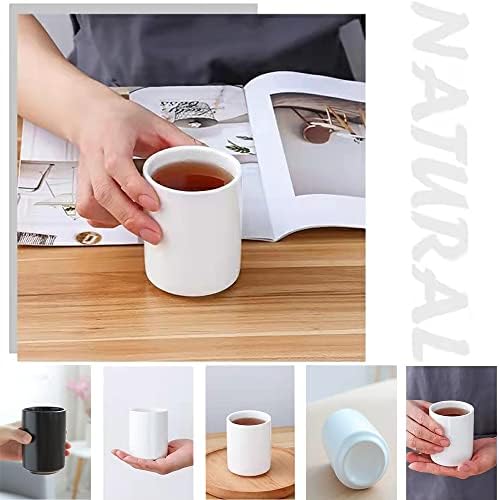 Ceramic Cup Holder 2 Pcs White Black