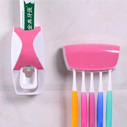 toothpaste dispenser and brush holder