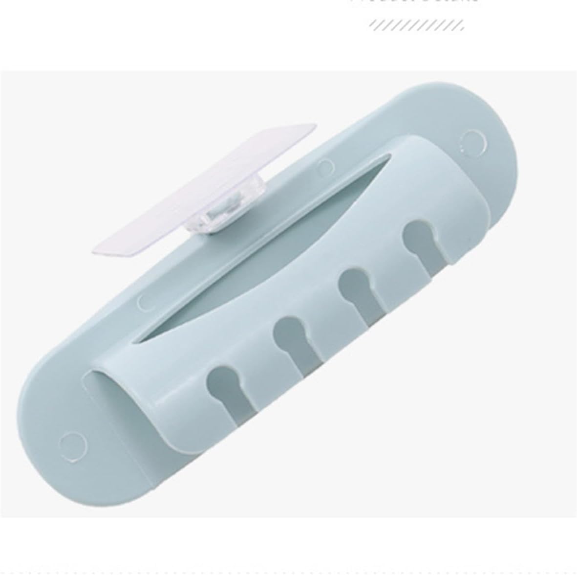 Compact Suction-Cup Toothbrush Holder