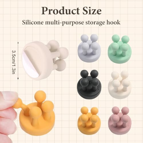 Versatile Silicone Holder for Toothbrush Razor with 2025 New Design
