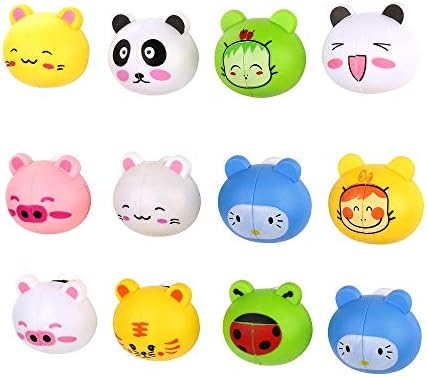 Adorable Animal Toothbrush Holder 5 Pcs Wall Mount