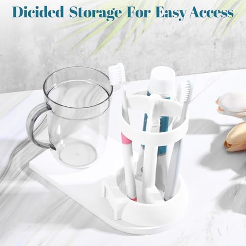 Durable Travel Tooth Brush Holder with Cup Cover for Bathroom