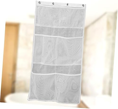 Hanging Mesh Shower Organizer Bag for Shampoo Conditioner and Toys