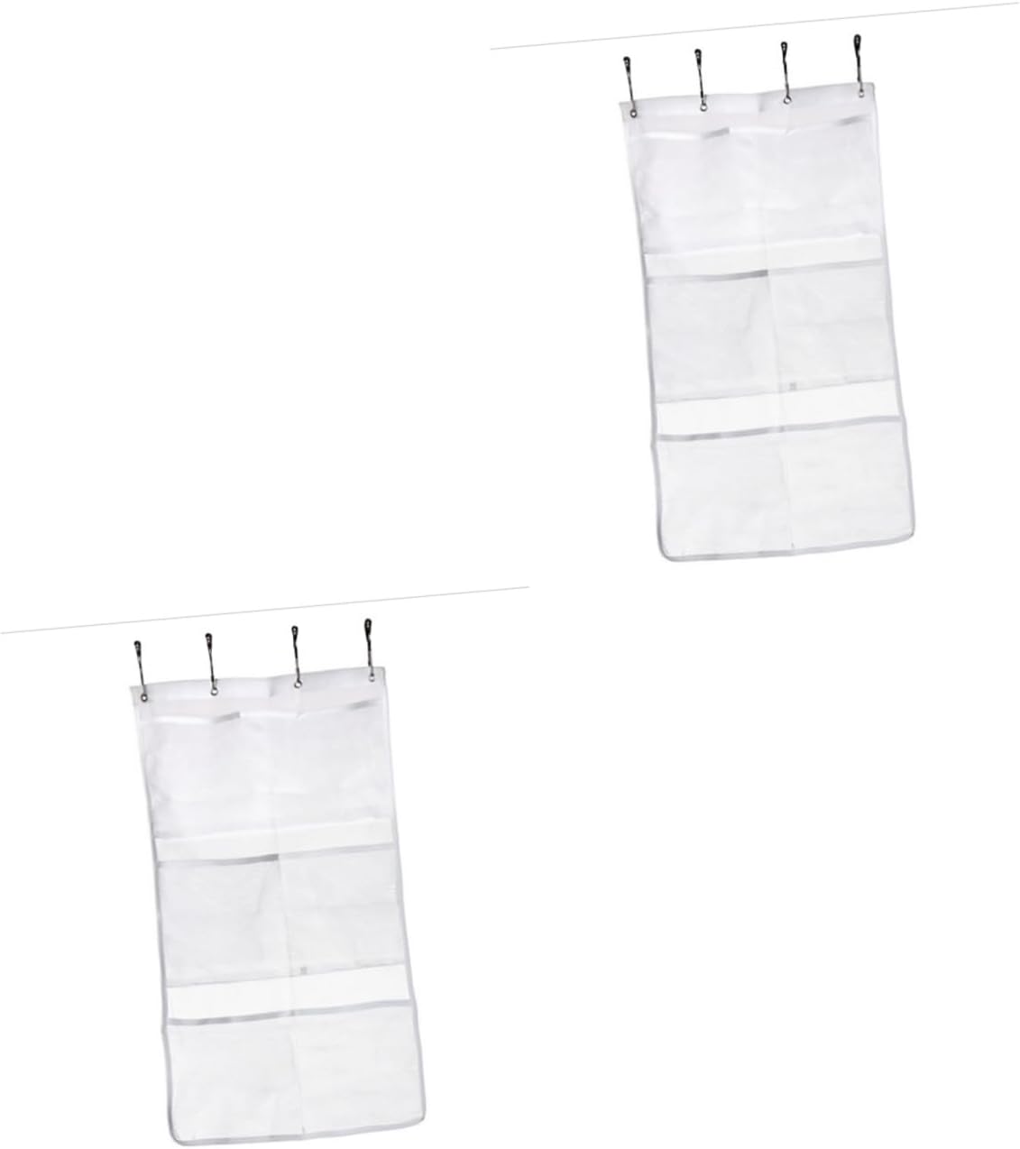 Ciieeo 2-Piece Mesh Organizers for Toiletries and Kids Storage