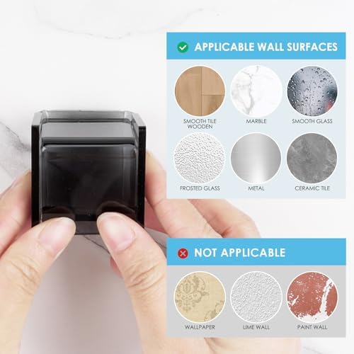 2 Pack Wall Mounted Toothbrush Holder with Cover