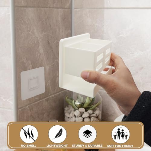 Feenhag Toothbrush Holder Wall Mounted White
