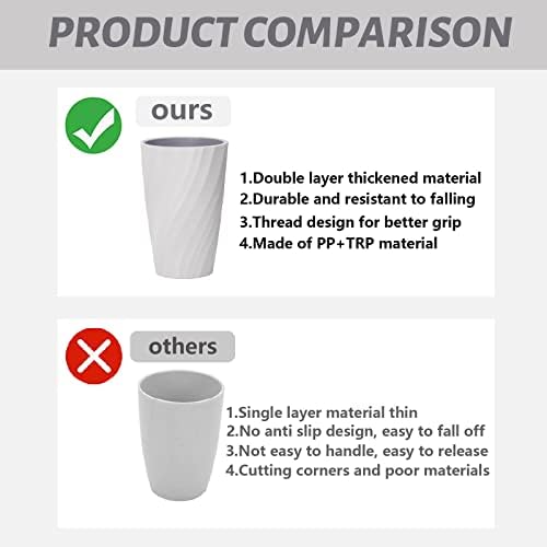 Unbreakable Toothbrush Tumbler for Home Travel