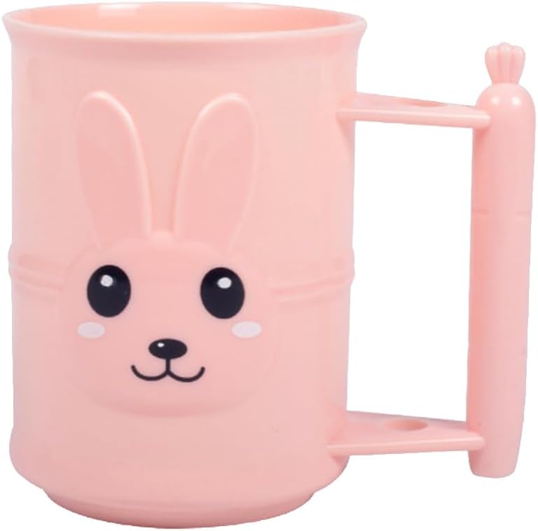Cute Cartoon Rabbit Toothbrush Tumbler Cup