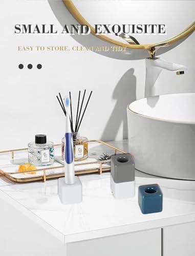 Sleek Mini Ceramic Toothbrush Holder Stand