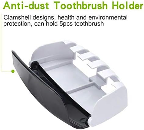toothpaste dispenser and brush holder