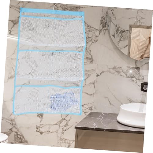 Healifty Mesh Shower Organizer Space Saving Bathroom Accessories