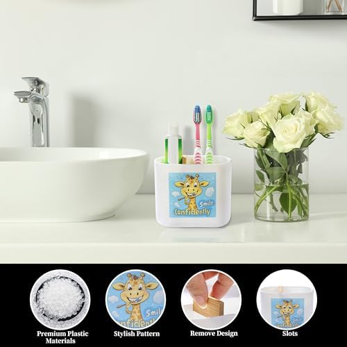 Stylish Giraffe Toothbrush Holder