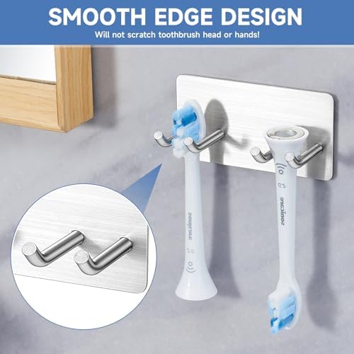 Oukimly Wall Mounted Toothbrush Holder