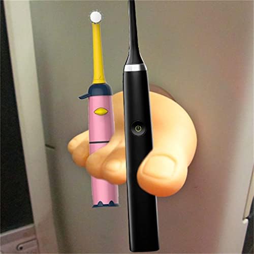 Funny Toothprint Holder with Suction Cup Matching Heart Toothbrush